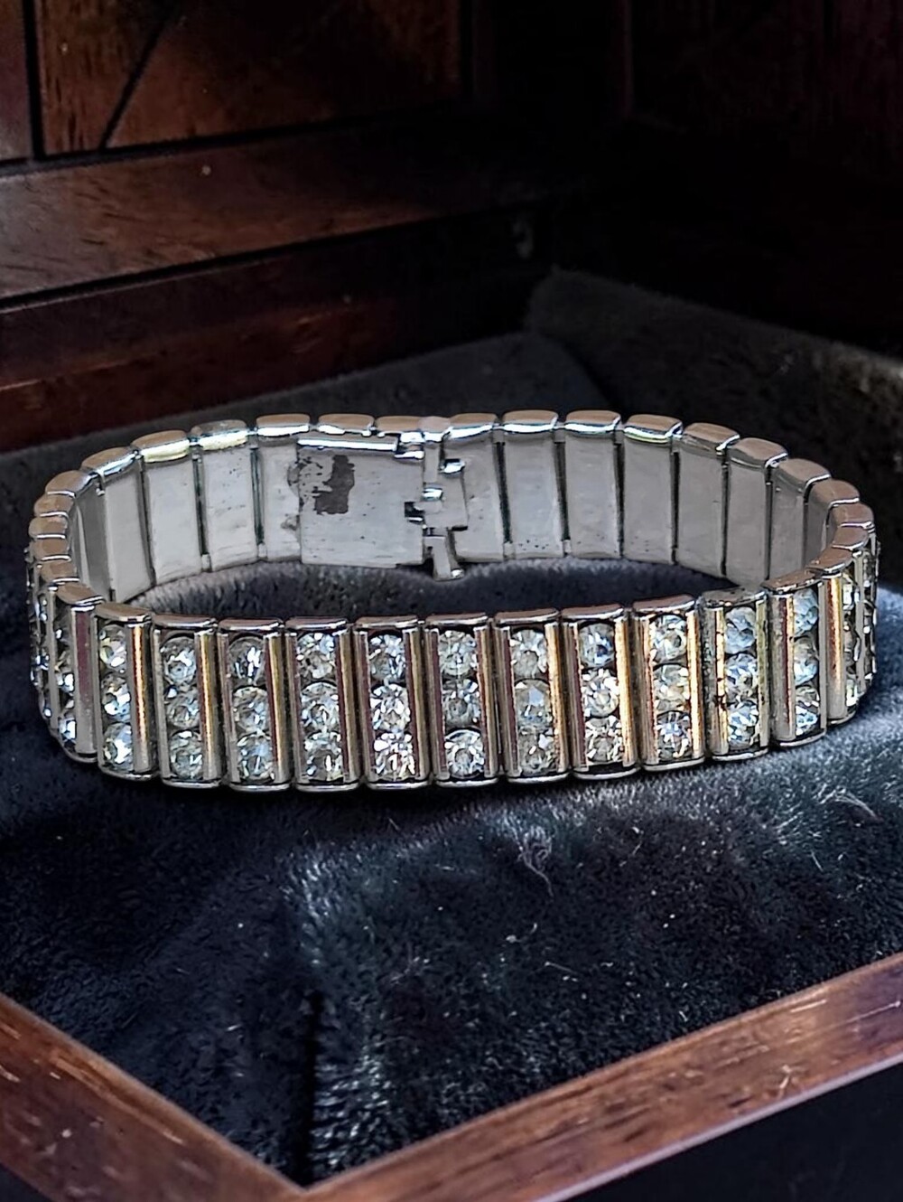 Vintage Art Deco Rhinestone Bracelet